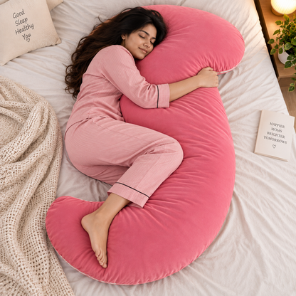 Hug Pillow for Adults, C-Shaped Pregnancy & Full Body Pillow for Sleeping